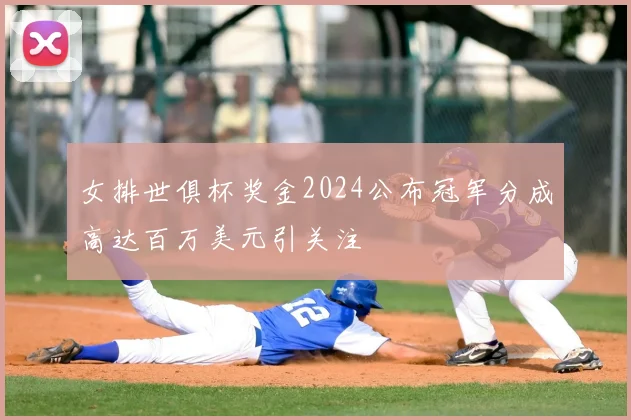 女排世俱杯奖金2024公布冠军分成高达百万美元引关注